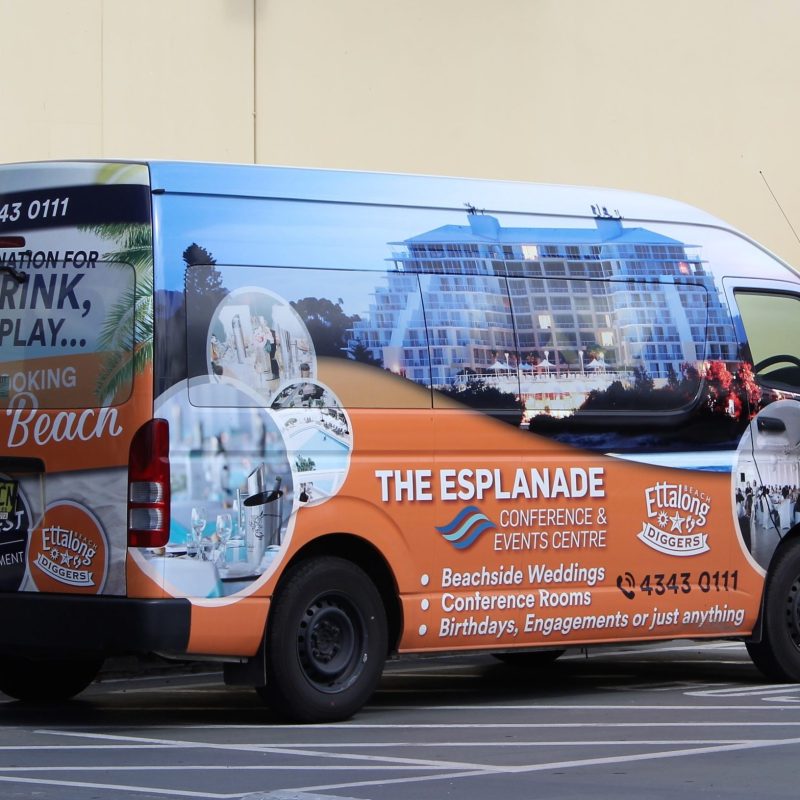 a truck that is driving down the road